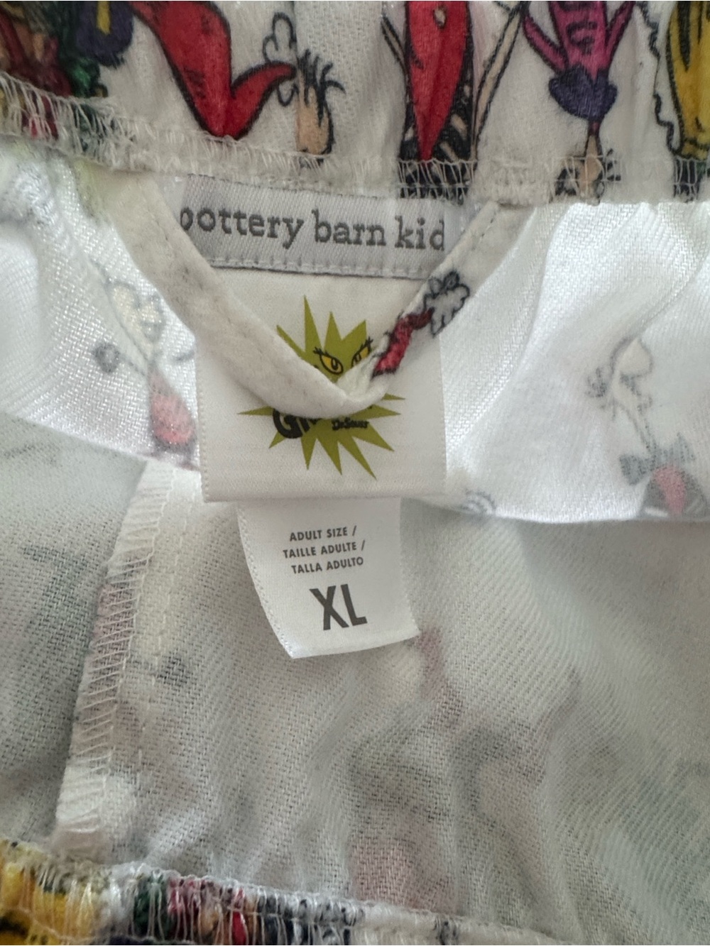 Dr.Seuss The Grinch Matching Family Pajama Set Kids 6 Adult S & XL Pottery Barn - Picture 12 of 17